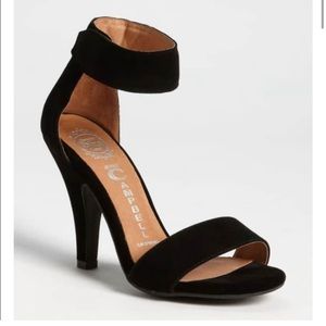 Jeffrey Campbell black suede Ibiza heels 6